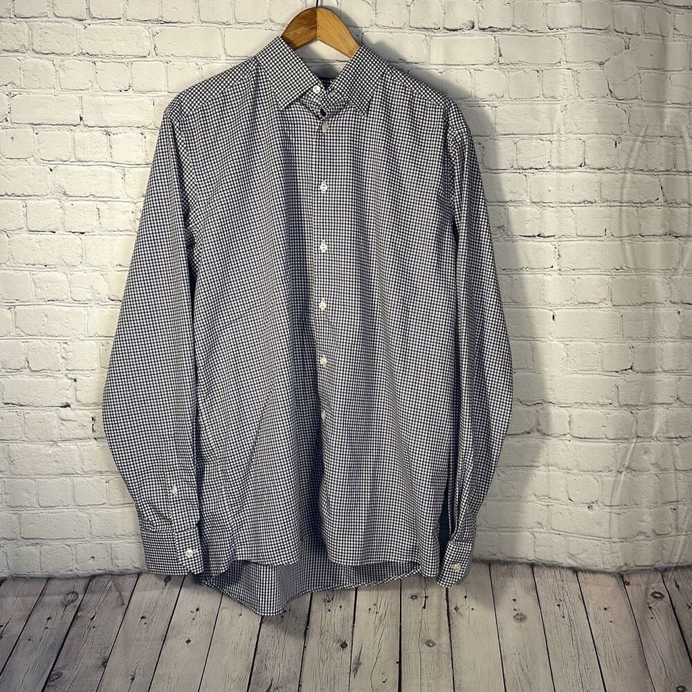 ETON Shirt Mens XL Contemporary Button Up Long Sleeve‎ Europe Cotton 43 17